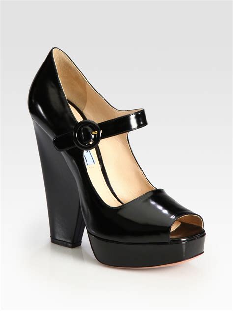 mary jane prada vernice|Prada Patent Mary Jane Pumps .